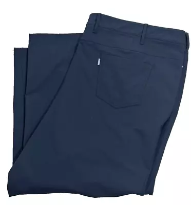Sene Mens 52X30 Soho Flex Dress Pants Slacks Golf Suit Sport Tech Stretch Navy • $39.99
