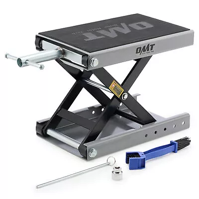 Motorbike Lift With Platform 500kg Heavy Duty Motorbike Stand For Dirt Bike Grey • $89.99