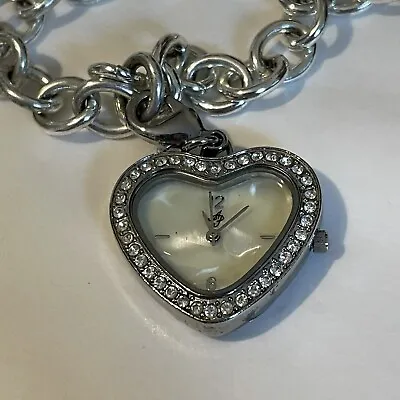£14.99 • Buy Ladies Watch Charm Bracelet Charm Cocktail Watch In Heart Shape AP Made In Japan