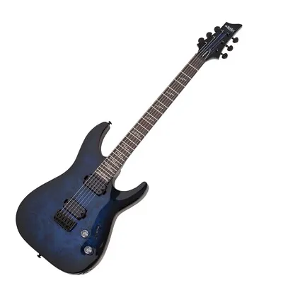 $646.90 • Buy Schecter Omen Elite-6 Electric Guitar - See Thru Blue Burst Fact 2nd