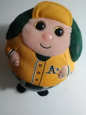 TY Inc. / MLBP 2013 A's Oakland Athletics 5  Beanie Ballz Baseball Plush MWMTs • $14.95