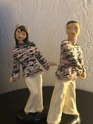 Hedi Schoop Hollywood California Asian Ceramics 2 Pcs  Used Beautiful • $75