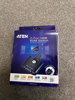 Aten 2-Port USB KVM Switch Blue KVM Switch • £25