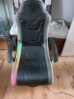 £100 • Buy X Rocker Bolero 2.1 Audio Neo Motion LED Junior Gaming Chair - Multicolor