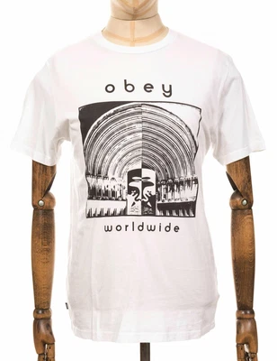 £33.45 • Buy Men's Obey Clothing Cathedral Superior Tee - White