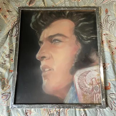 Original Elvis Presley Pastel Painting From Bourbon Street. • $99