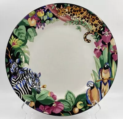 Vitromaster Rain Forest Dinner Plate (s) Jungle Animals Sue Zipkin 1993 • $6.99