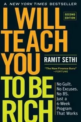 Usa Stock I Will Teach You To Be Rich By Ramit Sethi (2019 Paperback) • $10.98