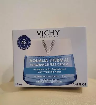 Vichy Laboratoires Aqualia Thermal Fragrance-Free Cream 50 Ml 1.69 Oz 04/2025 • $14.88
