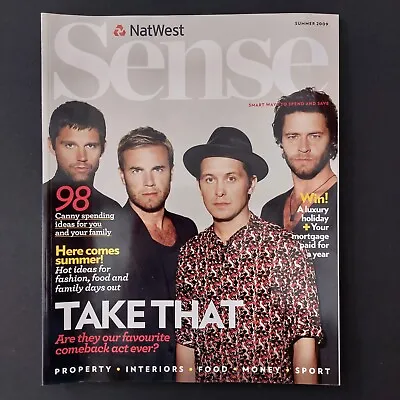 TAKE THAT Favourite Comeback Act? - Natwest Sense RARE UK Magazine (SUMMER 2009) • £9.95
