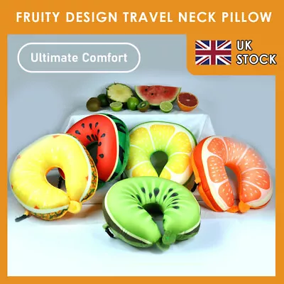 Travel Neck Pillow Support Microbead Cushion Soft Comfort Sleep Holiday Gift UK • £7.99