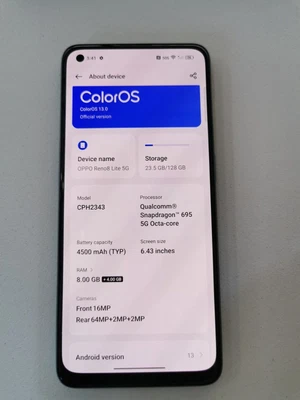 $300 • Buy Oppo Reno8 Lite 5G - 128GB - Good Condition