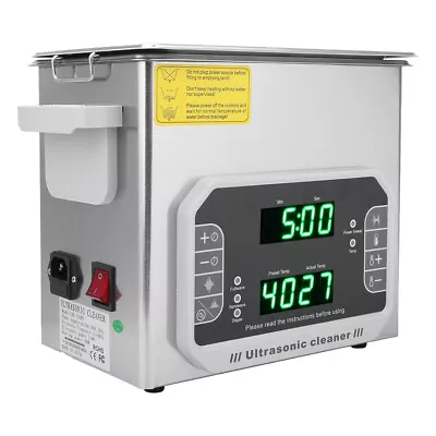 3.2L Ultrasonic Cleaner Multifunction Jewelry Glasses Cleaning Tool UK 200-240V◀ • $308.51