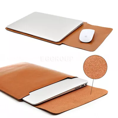 Light Brown Laptop Sleeve Bag Case For MacBook Surface Pro HP Dell 11 13 14 15  • $22.65