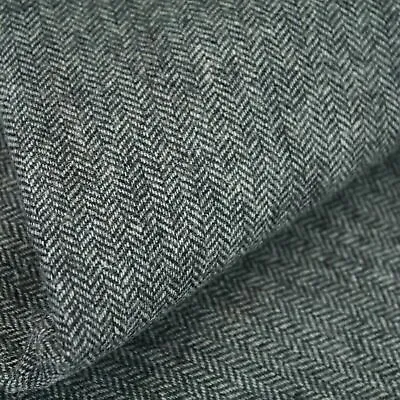 £5.99 • Buy Herringbone Tweed 50% Wool Blend Upholstery Sofa Cushion Chairs