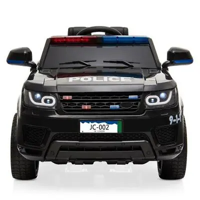$231.01 • Buy 12V Electric Ride On Car Toys RC Kids SUV Police Car W/ LED Flashing Horn Music