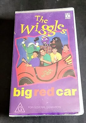 The Wiggles Big Red Car Good Condition VHS Tape PAL 1995 • $9.99