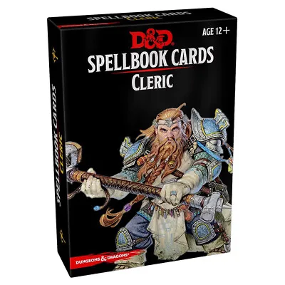 $39.95 • Buy Dungeons & Dragons Spellbook Cards: Cleric