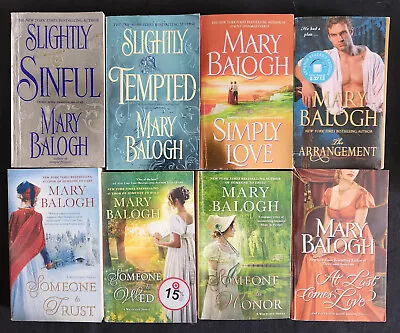 Mary Balogh~Lot 8 PB~Bedwyn Series # 4-5~Westcott # 35- 6~Survivor's Club #2~VG • $19.95