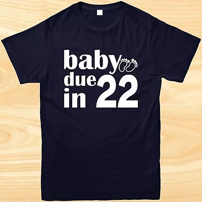 Pregnancy Reveal T-shirt Pregnant Mom Baby Announcement Maternity Funny Tee Top • $13.66