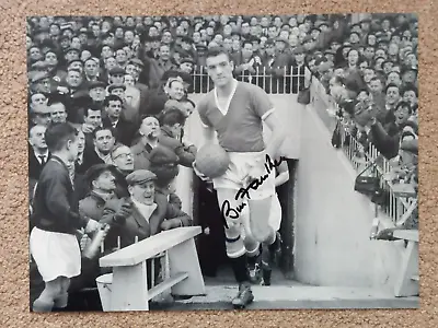 Bill Foulkes Manchester United Signed 10x8 Inch Black & White Photo • $18.66