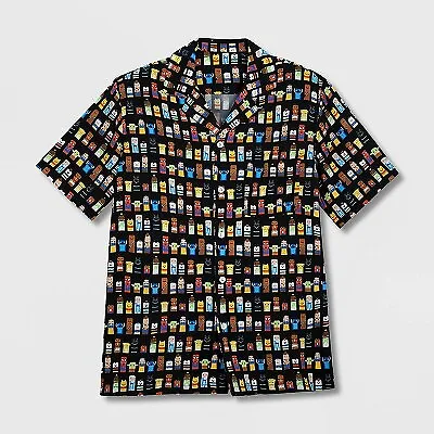 Men's Disney 100 Unified Characters Woven Button-Up Shirt • $15.99