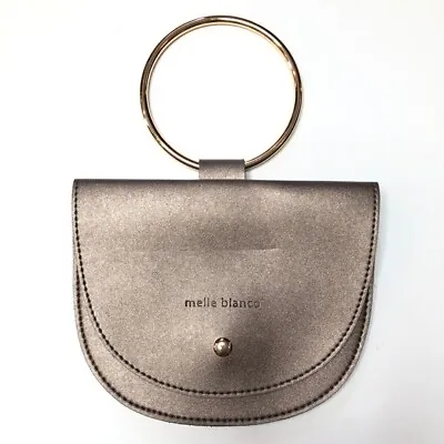 Melie Bianco Metallic Clutch Handbag • $21.95