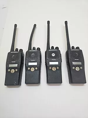 FOUR Motorola PR400 146-174 MHz VHF Two Way Radio AAH65KDF9AA3AN • $219.99