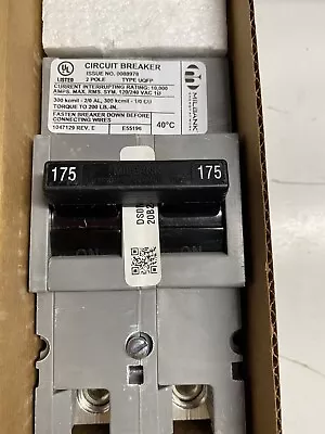 NEW Zinsco/ MILBANK  175 A 2P Main Breaker UQFP2175 Circuit ￼￼BREAKER￼ Warranty￼ • $475