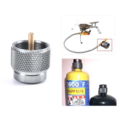 Outdoor Camping Stove Gas Tank Adapter Mapp Gas Tank Adapter American Stand:da • £4.44
