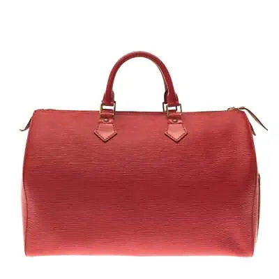 Auth LOUIS VUITTON Speedy 35 M42997 Castilian Red Epi SP0997 Handbag • $388