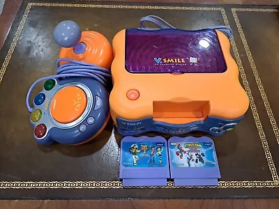 Vtech V Smile TV Learning System Console & Controller 2 Games AV Cords Included • $45.99