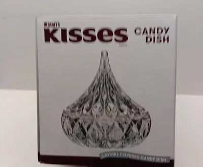 Shannon Lead Crystal Hershey's Kiss Shaped Covered Candy Dish By Godingernew • $9.99