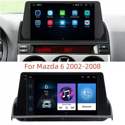 9'' Android 12 1+16GB Car Stereo Radio GPS WIFI Head Unit For Mazda 6 2002-2008 • $171.29