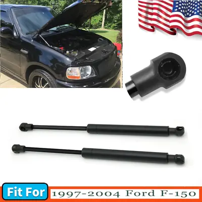 $16.18 • Buy Fit 1995-2003 Ford F-150 Front Hood Lift Supports Gas Strut Shocks Springs 2Pcs
