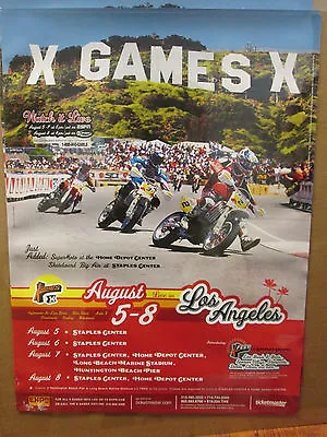 Vintage X Games Original Motorcross Dirt Bike Racing Poster 9112 • $39.97