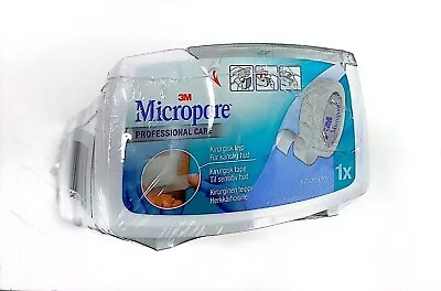 MICROPORE 3M Surgical Tape 1.25 X 9.1M First Aid Low Allergy Medical 1530SP PK 6 • £4.49