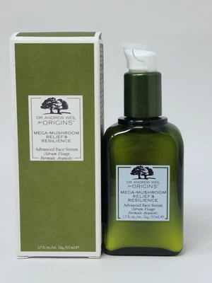 $19.80 • Buy New Origins Mega-Mushroom Relief & Resilience Advanced Face Serum 1.7oz/50ml 