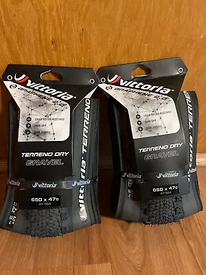 NEW! Vittoria Terreno Dry G.20 650x47 Gravel Tires (Qty 2) • $120