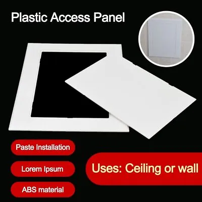 Easy-Snap Wall Ceiling Hole Cover Inspection Hole Hatch Decoration Access Panel • £5.35
