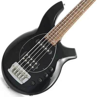 MUSICMAN  Bongo 5 HS Black 2018 Electric Bass Guitar • $2444