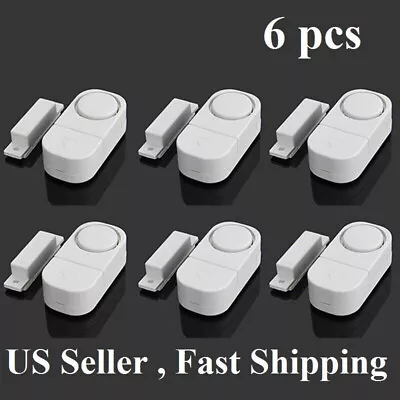 6 Pcs  WIRELESS Home Window Door Burglar Security ALARM System Magnetic Sensor • $8.79