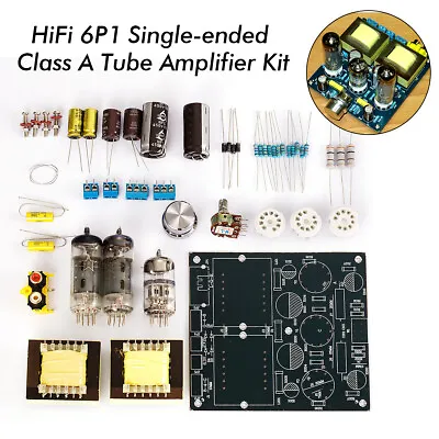 Mini 6N2+6P1 Valve Tube Amplifier HiFi Single-ended Class A Audio Amp DIY Kit • £85.19