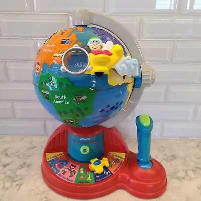 $23.99 • Buy VTech Fly And Learn Globe Interactive Educational Talking Kids Atlas Geography 