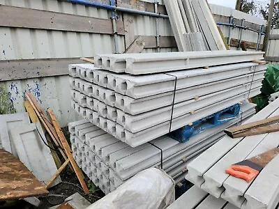 £50 • Buy Concrete (Slotted) Reinforced Fence Posts 6ft, 7ft, 8ft, 9ft,10ft