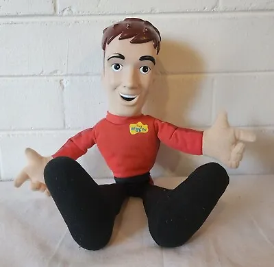 The Wiggles - 'Murray' 14  Plush Vinyl Doll Jakks Pacific 2008 [Not Working] • $34.50