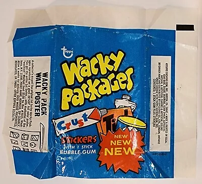 Wacky Packages 1974 Gumless Blue Wrapper NICE RARE #1 • $14.50