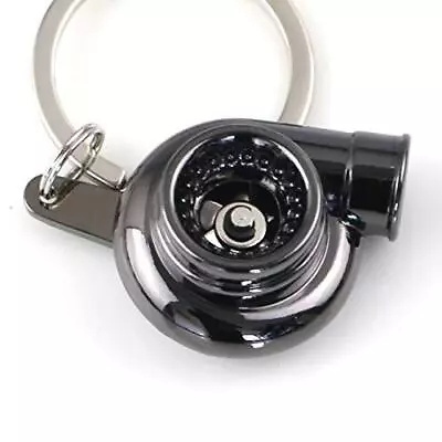 Maycom Creative Spinning New Turbo Turbocharger Keychain Key Chain Ring Keyring • $12.89