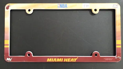 Miami Heat Plastic License Frame [NEW] NBA Car Auto Cover  • $6.95