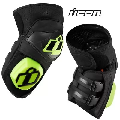 2024 Icon Cloverleaf 2 Knee Pads CE Street Motorcycle Riding Knee Guards SM-2XL • $150